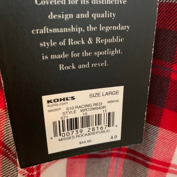 Rock and Republic Shirt (NWT) - Picture 4 of 4